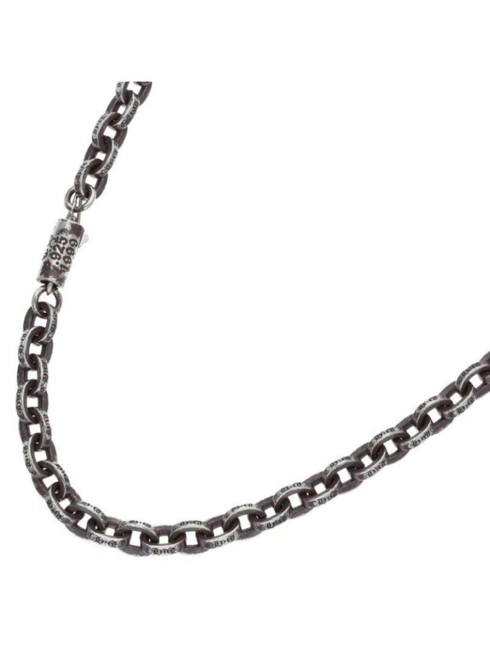 Chrome Hearts Paper Chain 20 Silver Necklace